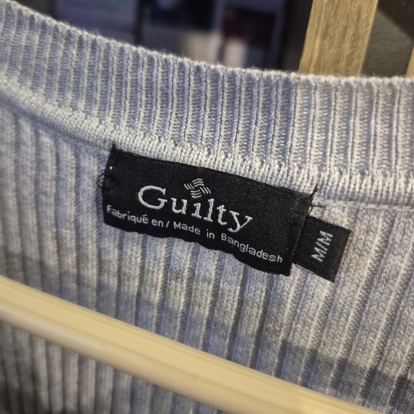 Red Ribbed Knit Dress - Picture 7 of 7